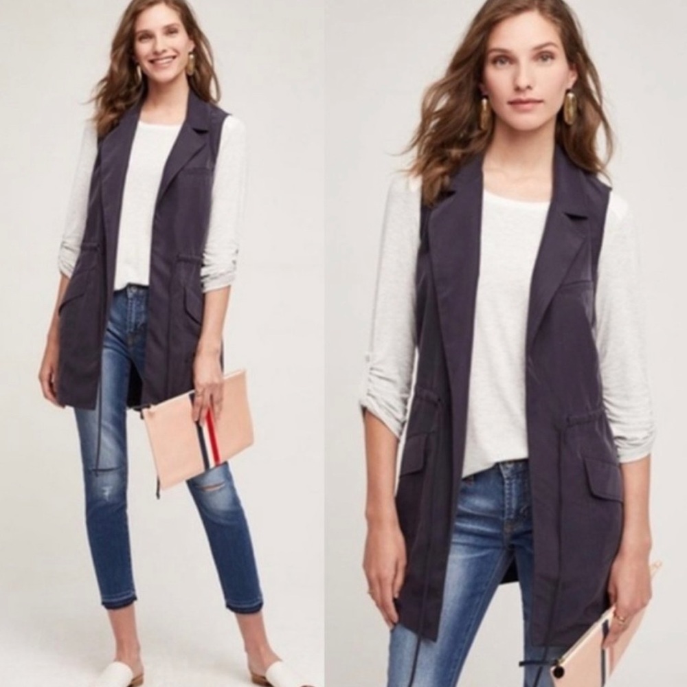 Anthropologie Elevenses Old Town Vest Sz Xs